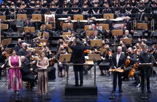 H&eacute;lo&iuml;se Mas, Sabine Devieilhe, St&eacute;phane Degout, Gerardo L&oacute;pez, Orquesta y Coro Titulares &copy; Javier del Real | Teatro Real