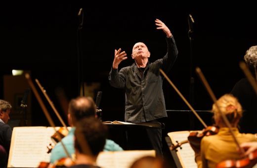 Christoph Eschenbach en répétition avec l'Orchestre National de France © Christophe Abramowitz / Radio France