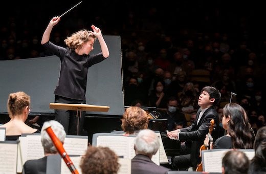 Anna Rakitina, Haochen Zhang and the New York Philharmonic © Chris Lee