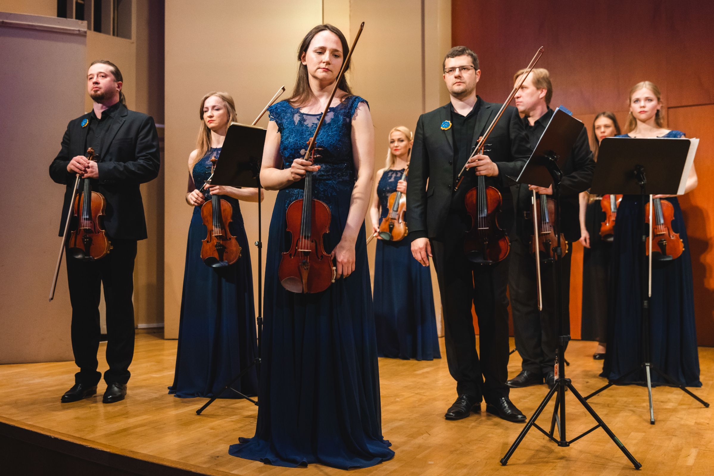 The Kyiv Soloists at Gothenburg Concert Hall for the benefit concert &copy; Francis Löfvenholm