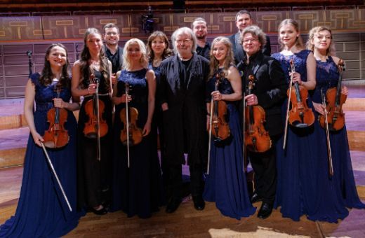 The Kyiv Soloists with Benny Andersson in Stockholm at the Charity Concert for Ukraine &copy; Yanan Li