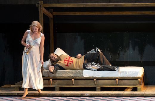 Jacquelyn Wagner (Elsa) und Eric Cutler (Lohengrin) &copy; Ruth Walz
