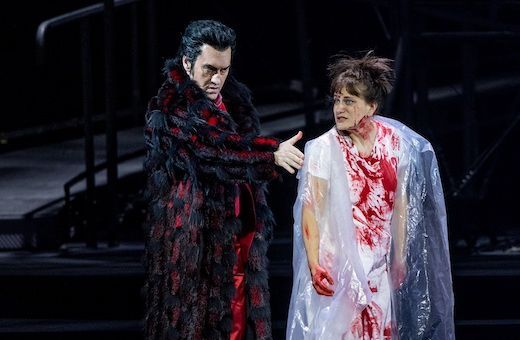 Rubén Amoretti (Mefistofele) and Gabriella Létay Kiss (Margherita) &copy; János Kummer | Hungarian State Opera
