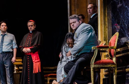 Raven McMillon (Gilda) and Anthony Clark Evans (Rigoletto) © Dominic M Mercier