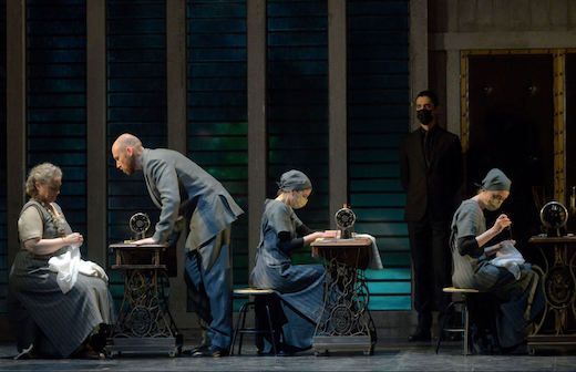 Ann Hallenberg (Griselda) and Jorge Navarro Colorado (Gualtiero) © Michele Crosera