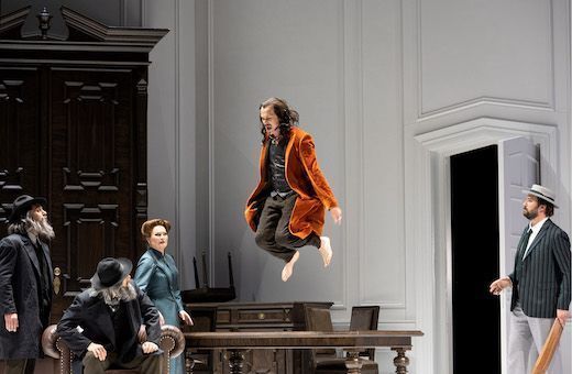 Matthias Klink (Loge) with David Soar, Oleg Davydov, Patricia Bardon and Omer Kobiljak &copy; Monika Rittershaus
