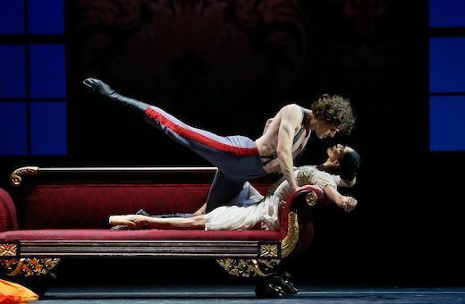 Callum Linnane (Vronsky) and Robyn Hendricks (Anna) &copy; Jeff Busby