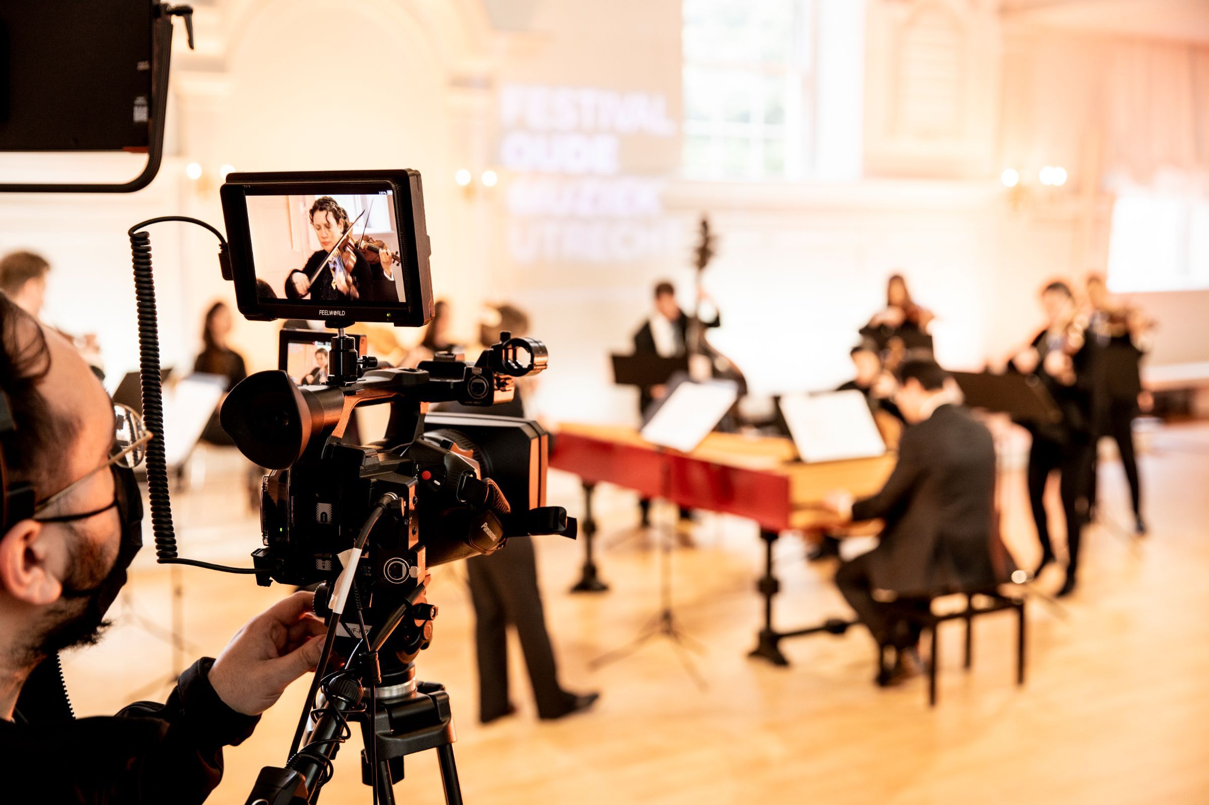 Filming in progress at the Utrecht Early Music Festival © Utrecht Early Music Festival