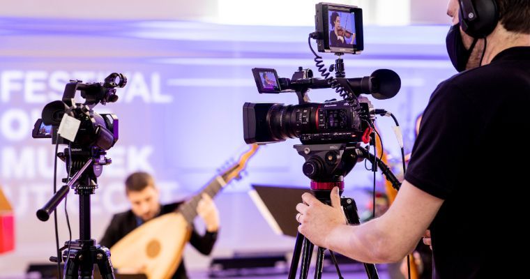 Filming in progress at the Utrecht Early Music Festival © Utrecht Early Music Festival