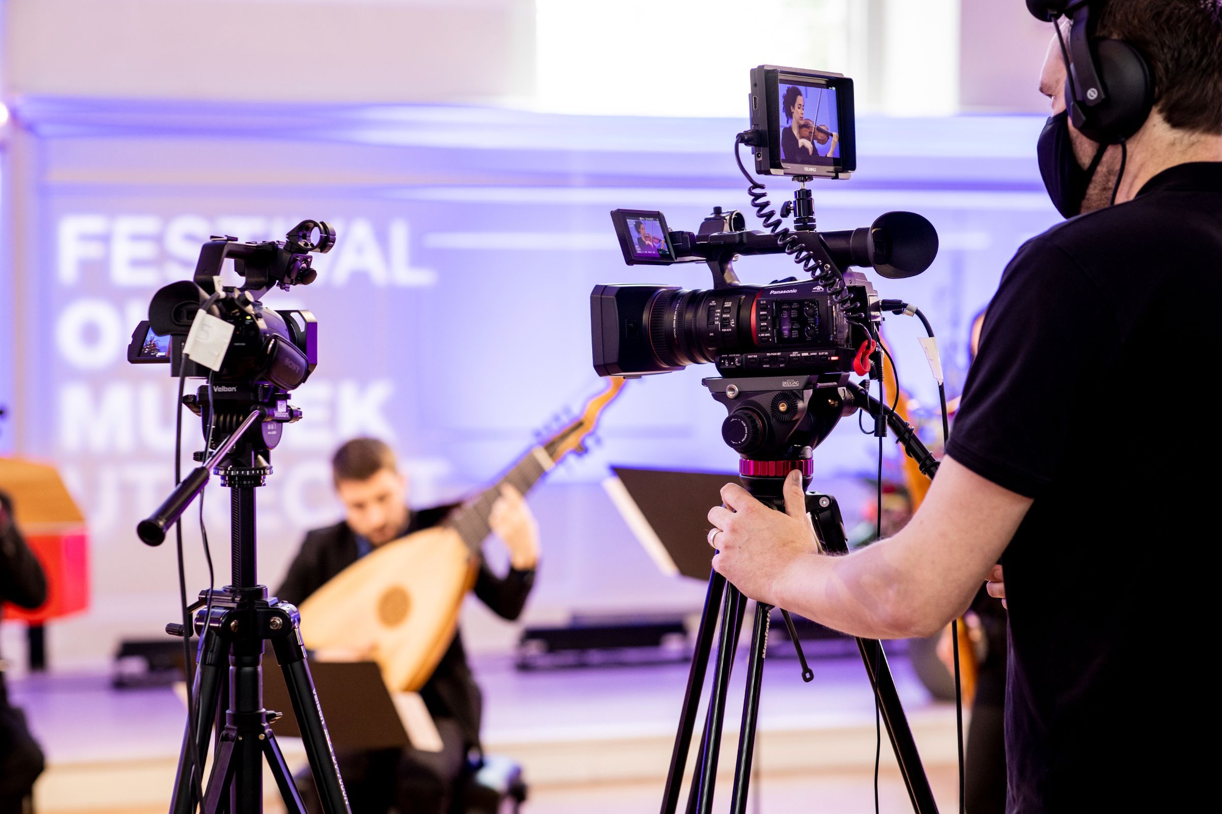 Filming in progress at the Utrecht Early Music Festival © Utrecht Early Music Festival