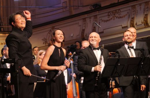Mei-Ann Chen mit Andrea Götsch, Michael Gurfinkel und Alexander Gurfinkel &copy; Claudia Tschida