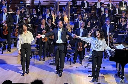 Marielle Labèque, Fabien Gabel and Katia Labèque &copy; Orchestre National de France