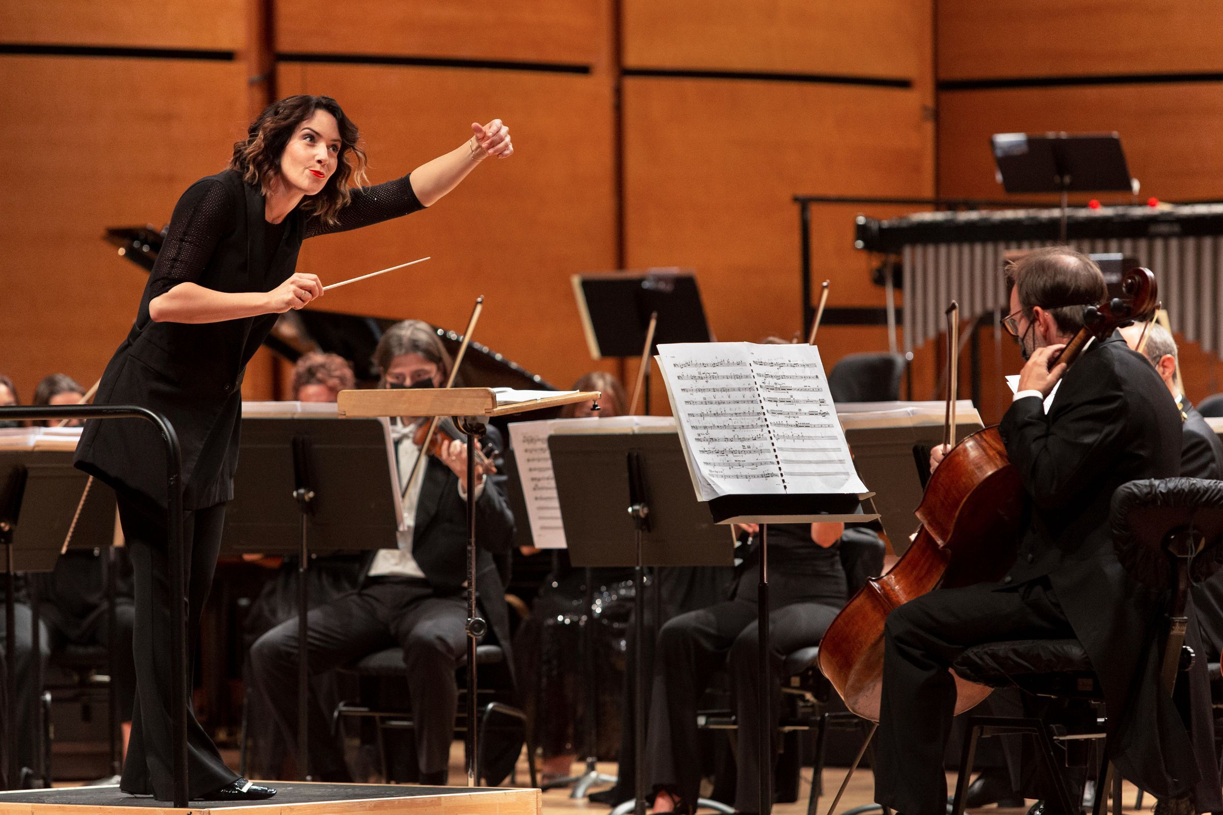 Alondra de la Parra with the Orchestra Sinfonica di Milano © Angelica Concari