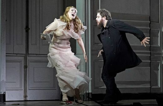 Brenda Rae (Ophelia) and Allan Clayton (Hamlet) &copy; Karen Almond | Met Opera