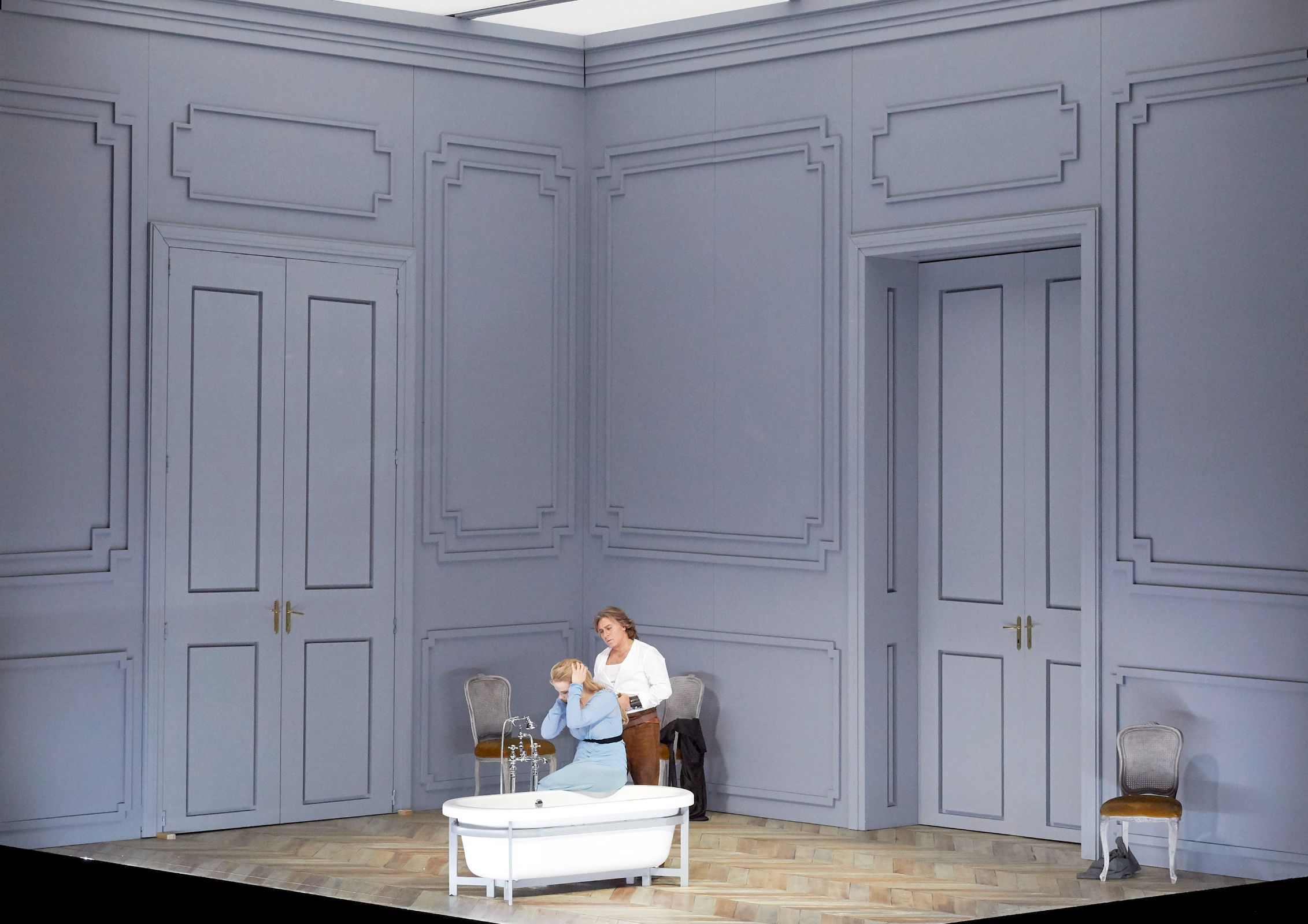 Elīna Garanča (Dalila) and Roberto Alagna (Samson) © Michael Pöhn | Wiener Staatsoper GmbH