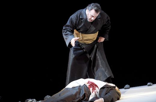Carlos Álvarez (High Priest of Dagon) and Sorin Coliban (Abimélech) © Michael Pöhn | Wiener Staatsoper GmbH