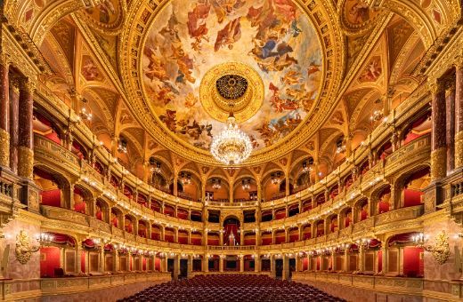 The reconstructed Hungarian State Opera House &copy; Courtesy of G&aacute;bor Zoboki