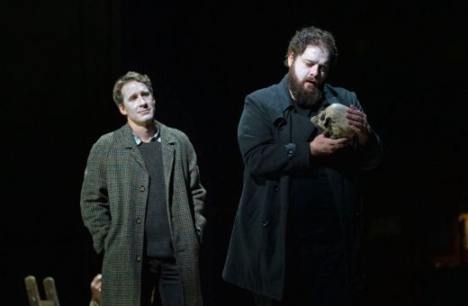 Jacques Imbrailo (Horatio) and Allan Clayton (Hamlet) &copy; Karen Almond | Met Opera