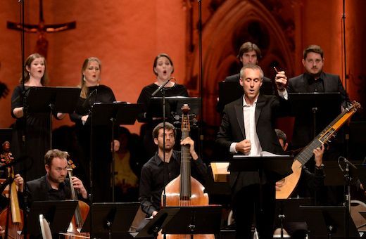 Sébastien Daucé mit dem Ensemble Correspondances © Bertrand Pichene