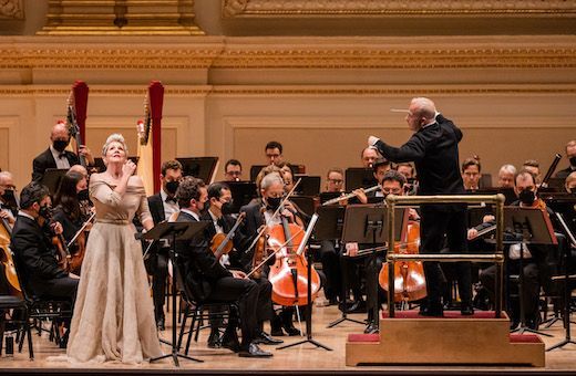 Joyce DiDonato, Yannick Nézet-Séguin and the MET Orchestra © Evan Zimmerman | Met Opera