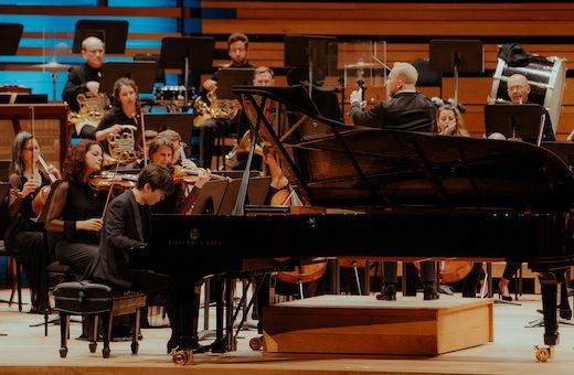 Seong-Jin Cho, Yannick Nézet-Séguin and the Orchestre Métropolitain © Ludovic Photographie Mtl