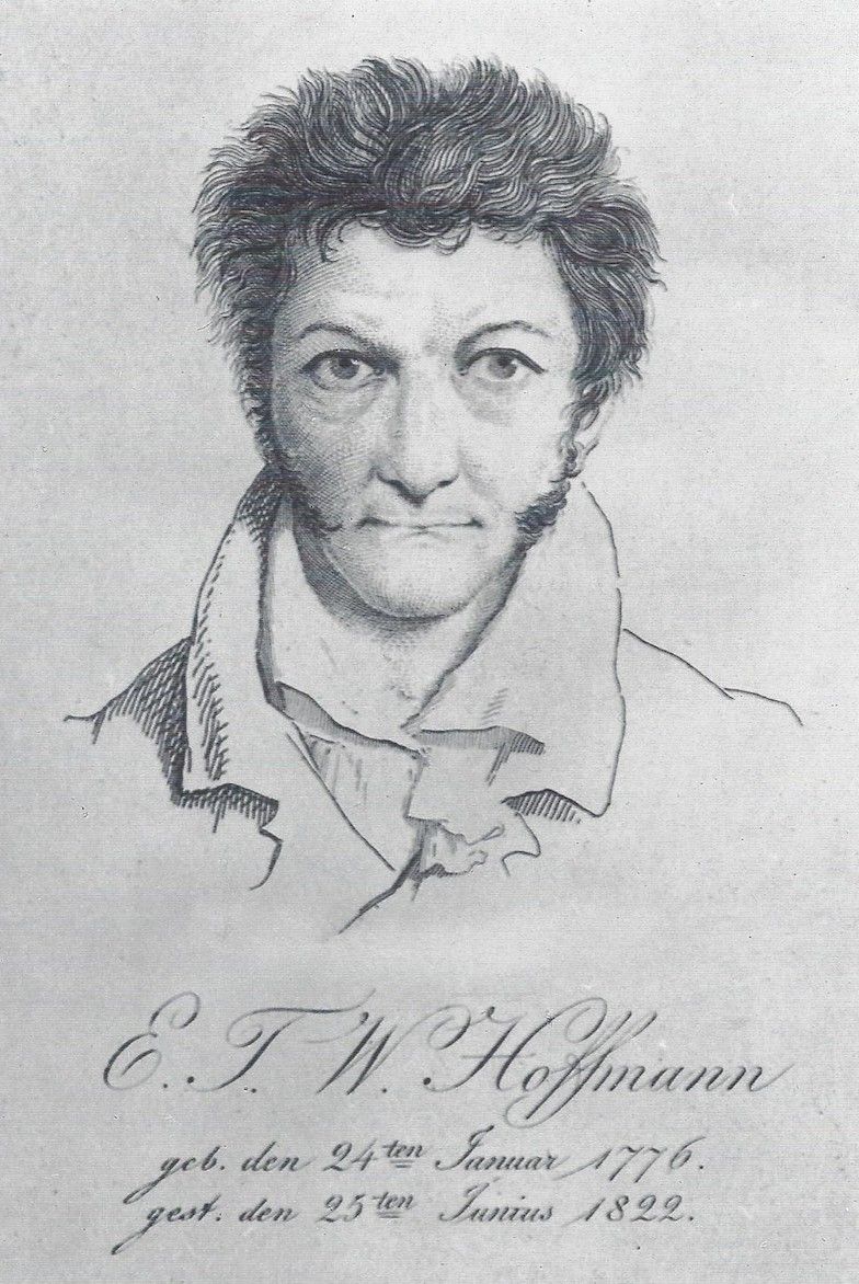 Self-portrait of ETA Hoffmann &copy; Public domain