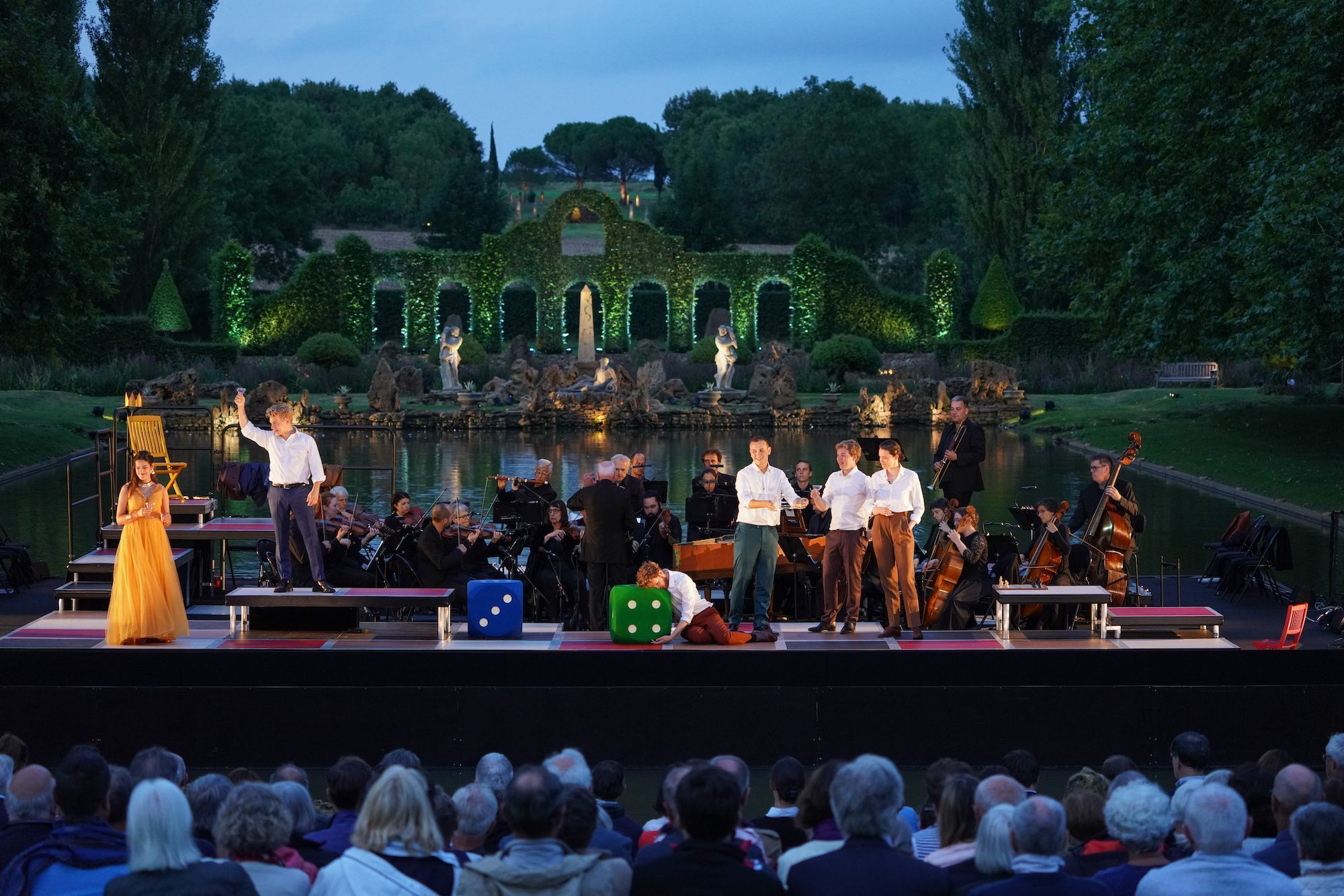 <i>Partenope</i> dans les jardins de William Christie &copy; Jay Qin