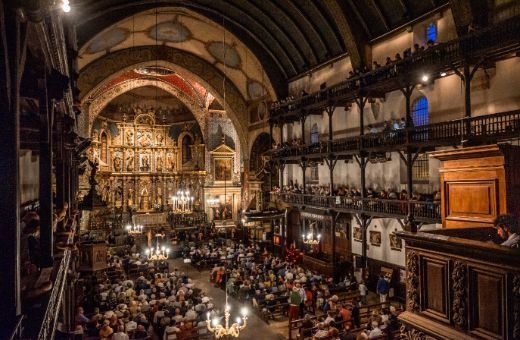 Un concert du Festival Ravel &agrave; l'&eacute;glise de Saint-Jean-de-Luz &copy; Mathieu Mengaillou / Komc&eacute;bo