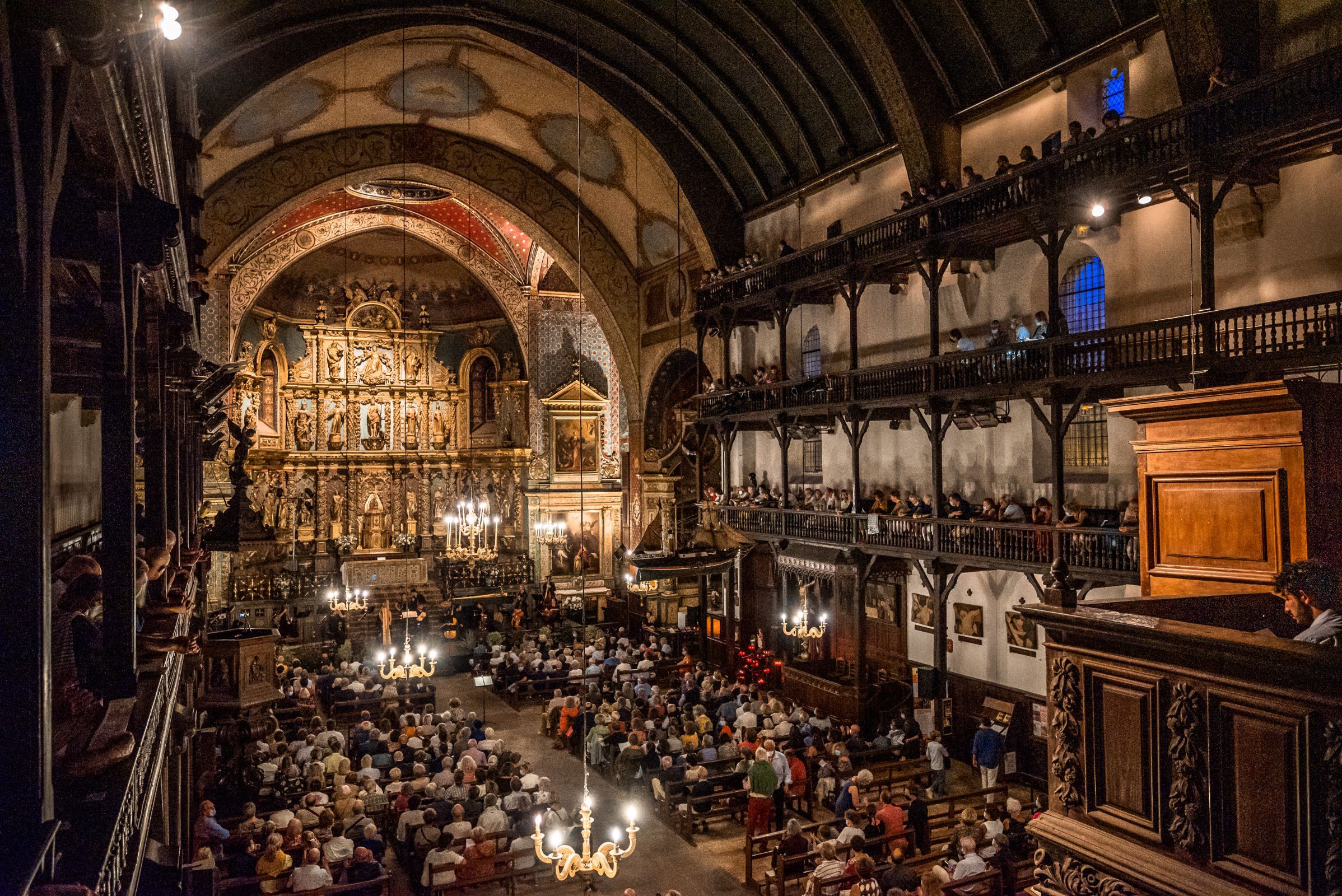 Un concert du Festival Ravel à l'église de Saint-Jean-de-Luz &copy; Mathieu Mengaillou / Komcébo