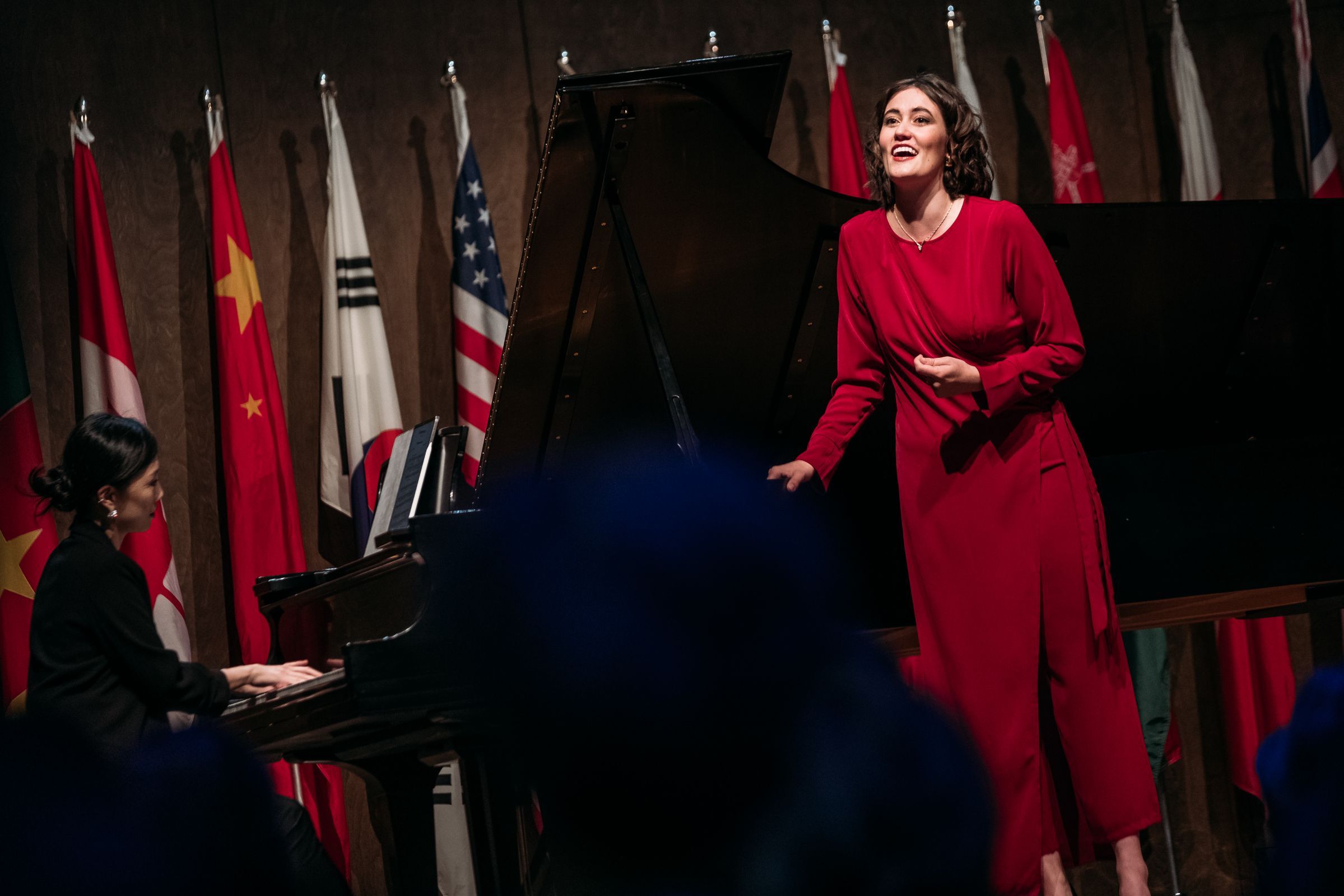Art song first prize winner Meredith Wohlgemuth with pianist Jinhee Park © Tam Photography | CMIM