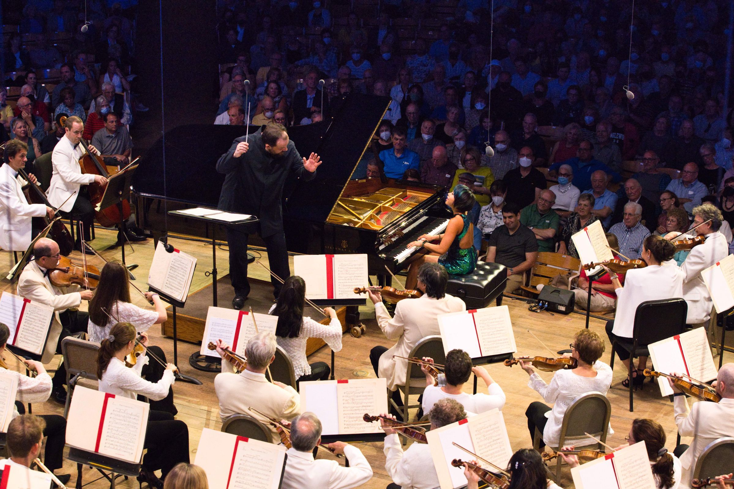 Andris Nelsons, Yuja Wang and the Boston Symphony Orchestra &copy; Hilary Scott