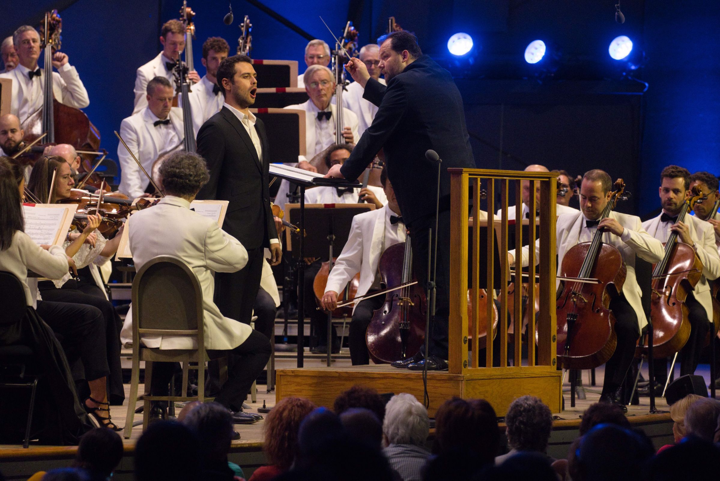 Jack Canfield, Andris Nelsons and the Boston Symphony Orchestra &copy; Hilary Scott