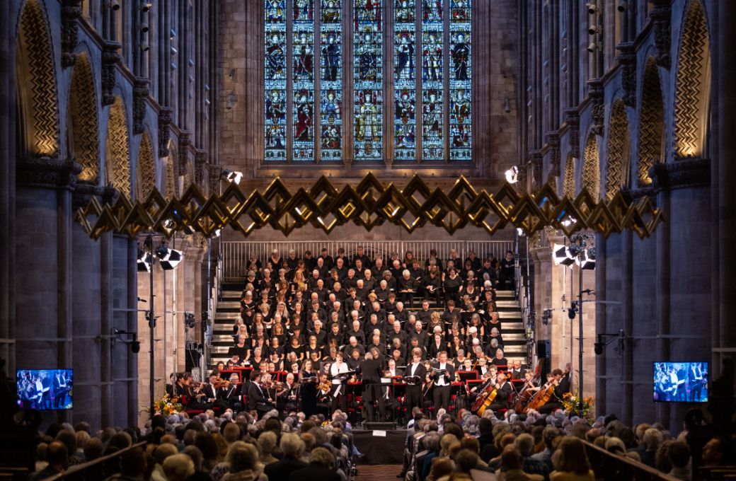 Three Choirs Festival Chorus and Philharmonia Orchestra in Hereford Cathedral &copy; Dale Hodgetts and James O'Driscoll