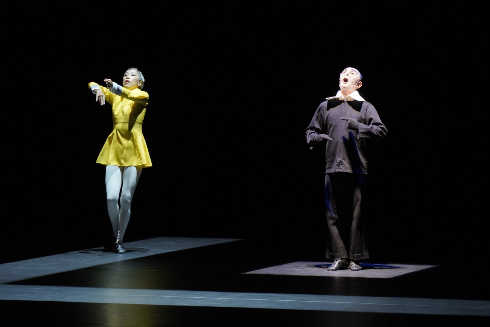 Rihoko Sato and Saburo Teshigawara in <i>Petrushka</i> &copy; Andrea Avezzù, courtesy of La Biennale di Venezia