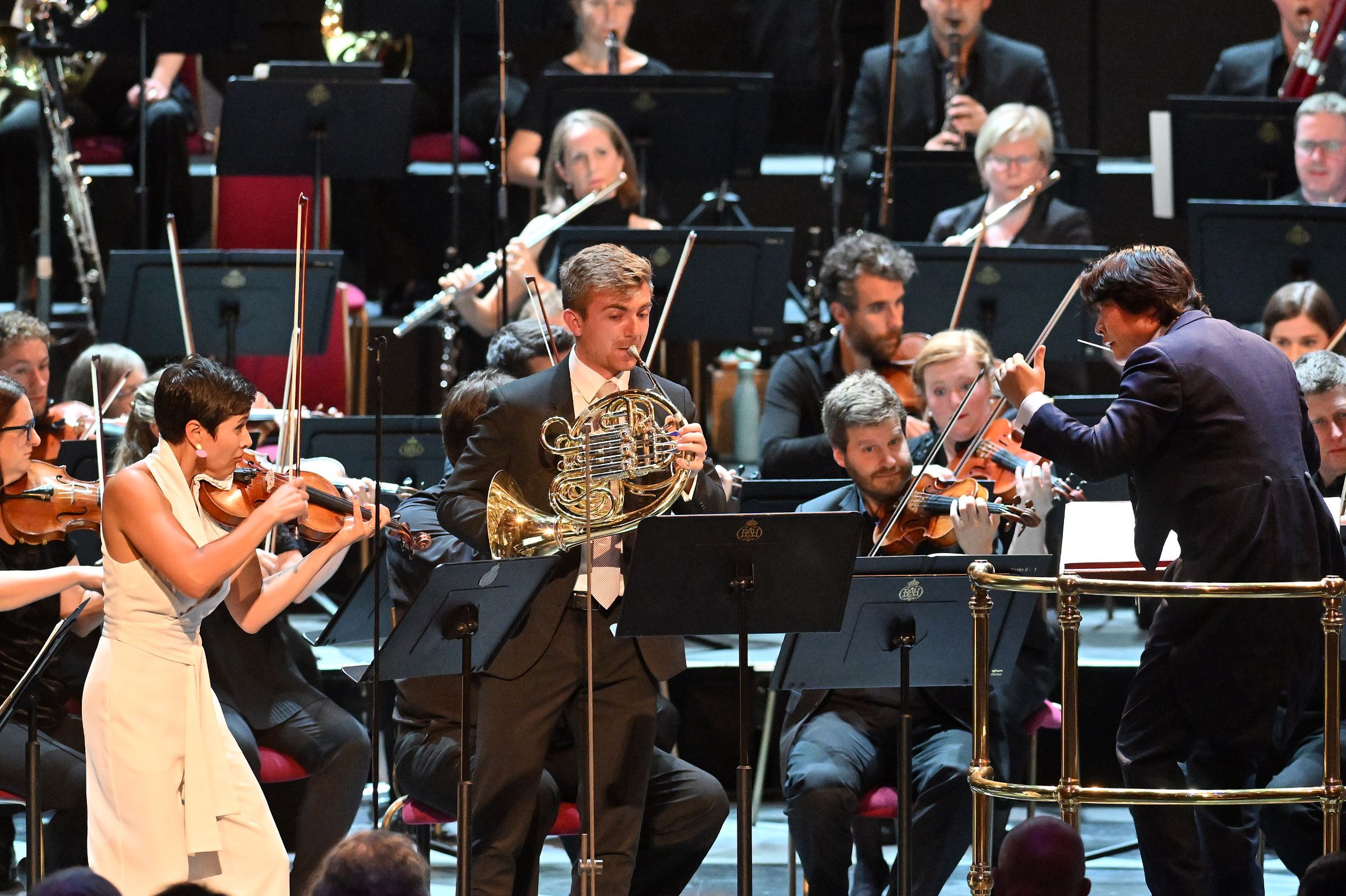 Elena Urioste, Ben Goldscheider and the CBSO &copy; BBC | Mark Allan