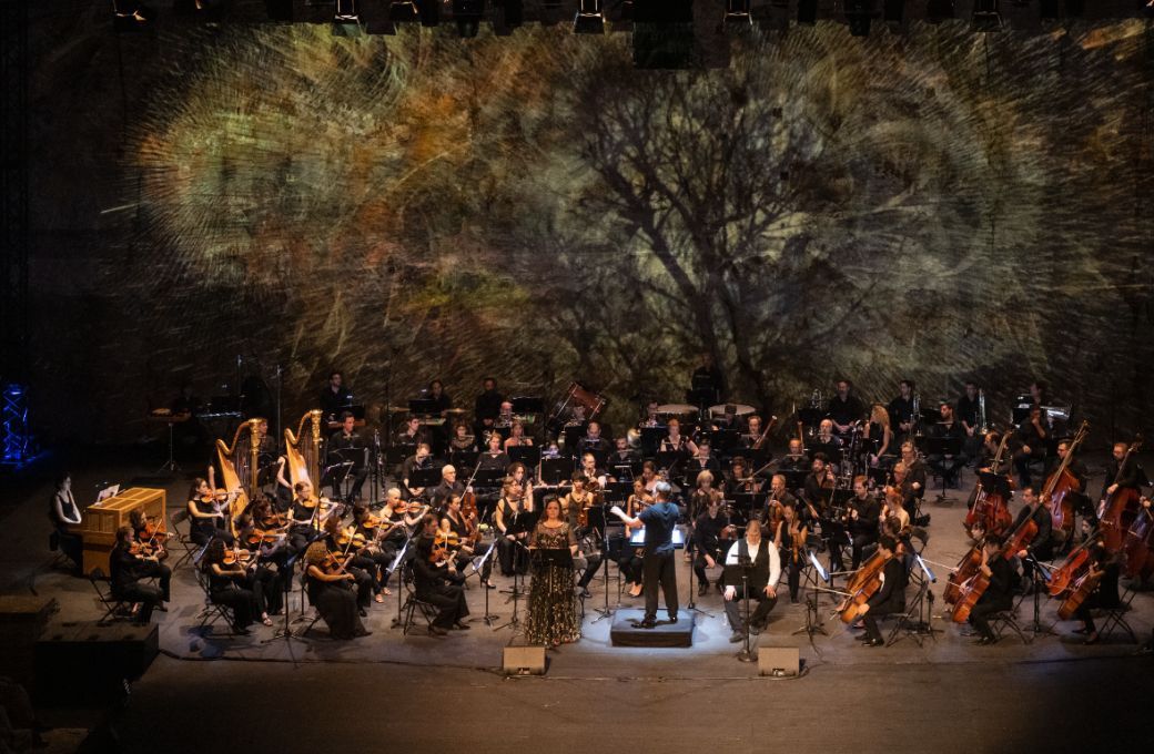 La OBC con Jennifer Johnston, Stuart Skelton y Matthias Pintscher © May Zircus | L'Auditori