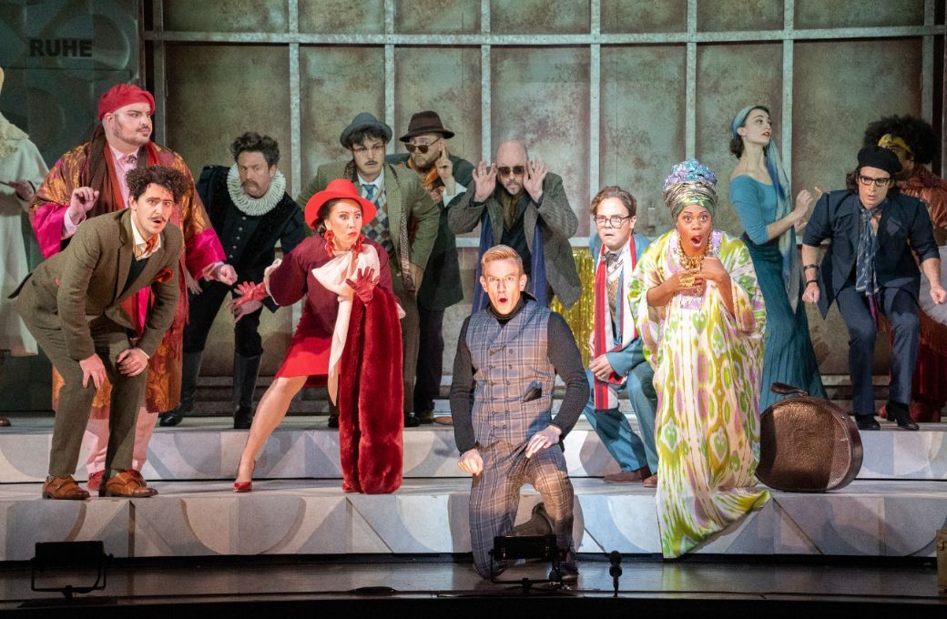 Soloists and Members of the Bard Festival Chorale and Dancers &copy; Stephanie Berger