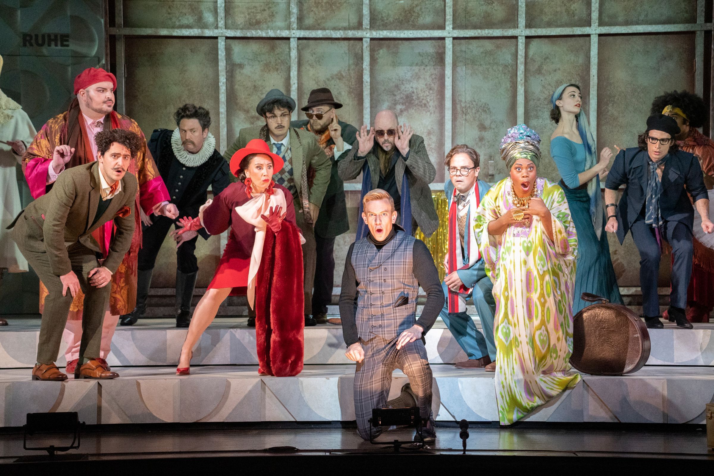 Soloists and Members of the Bard Festival Chorale and Dancers &copy; Stephanie Berger