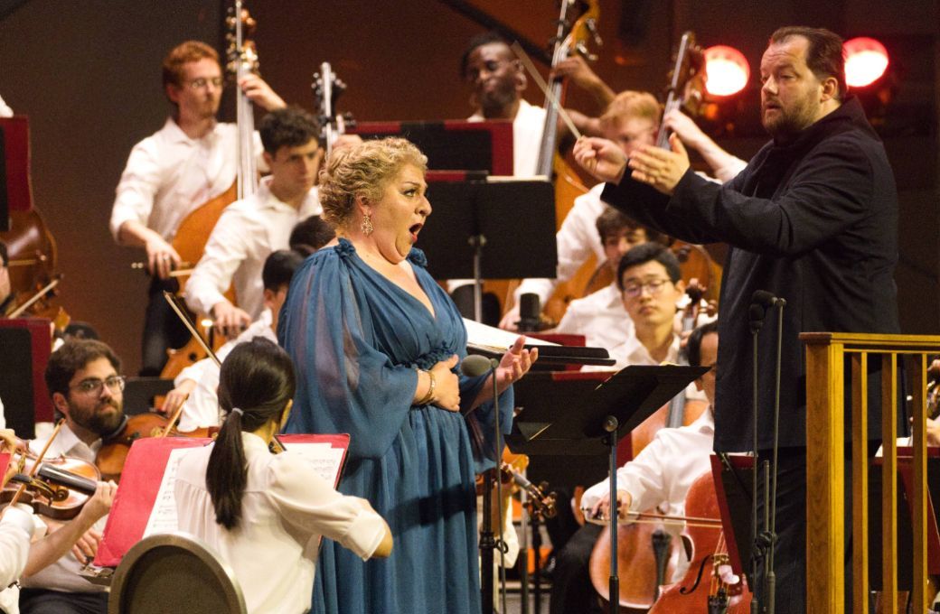 Christine Goerke, Andris Nelsons and the Tanglewood Music Center Orchestra © Hilary Scott