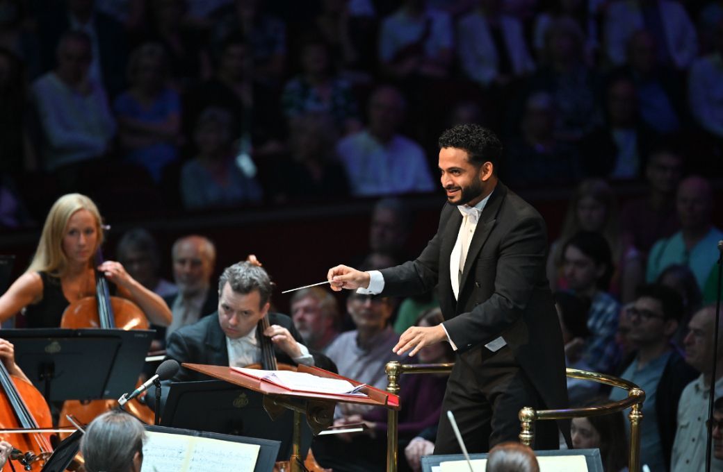 Jordan de Souza conducts the BBC Symphony Orchestra &copy; BBC | Chris Christodoulou