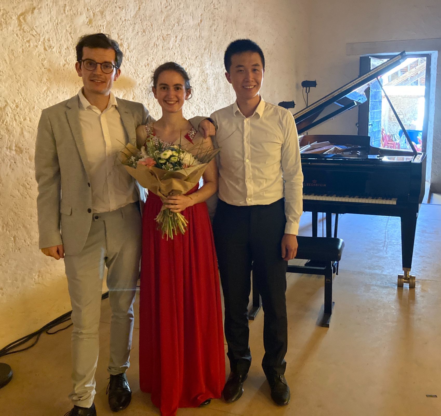 Pierre-Marie Gasnier, Eve-Melody Salom, Zu-An Shen &copy; Nohant Festival Chopin