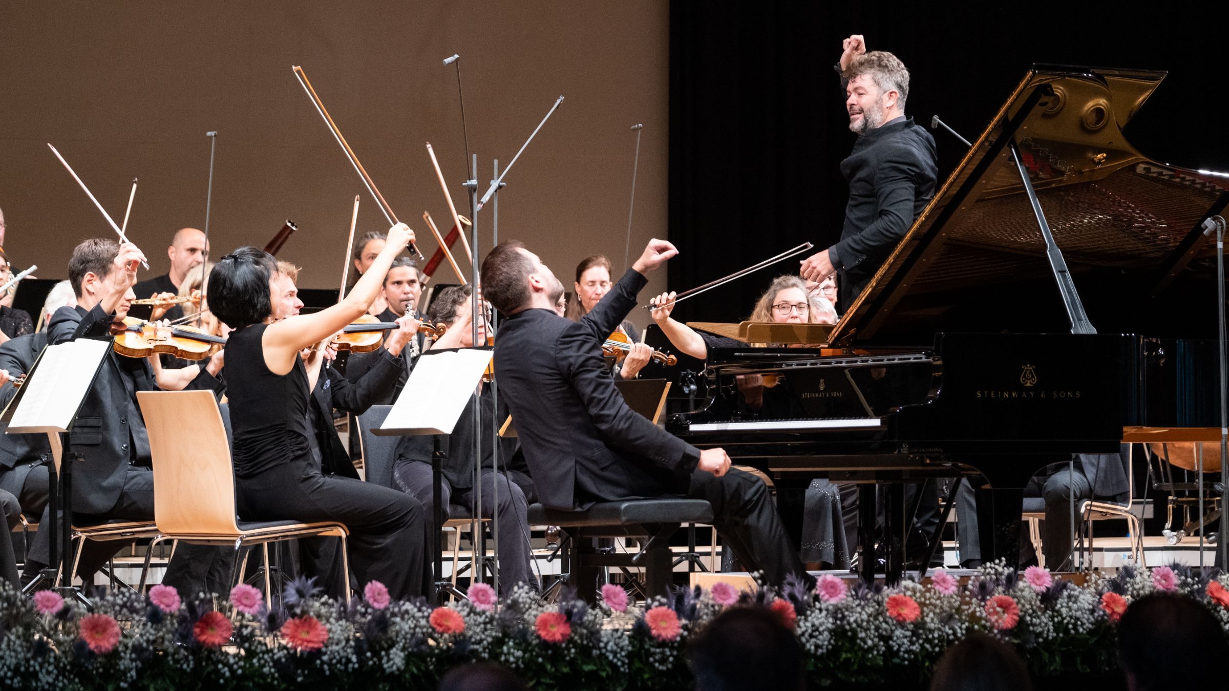 Francesco Piemontesi, Pablo Heras-Casado and the Munich Chamber Orchestra &copy; Marcel Giger