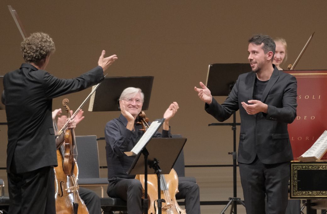 Francesco Corti and the Freiburg Baroque Orchestra &copy; Marcel Giger