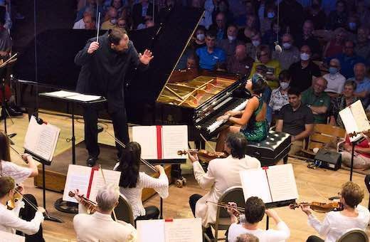 Andris Nelsons, Yuja Wang and the Boston Symphony Orchestra &copy; Hilary Scott