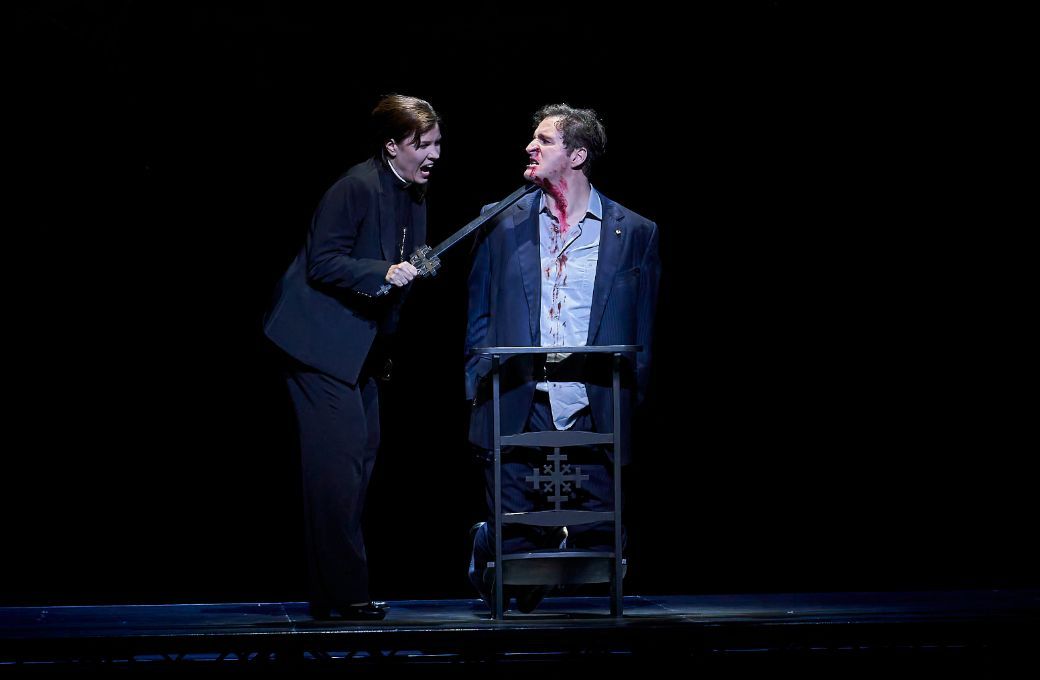 Marina Rebeka (Norma) y Riccardo Massi (Pollione) &copy; David Ruano | Gran Teatre del Liceu