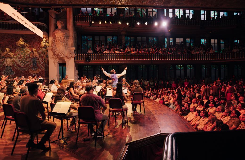 La Orquestra Simf&ograve;nica del Vall&egrave;s y el Orfe&oacute; Catal&agrave; en el Palau &copy; Alice Brazzit | Palau de la M&uacute;sica Catalana