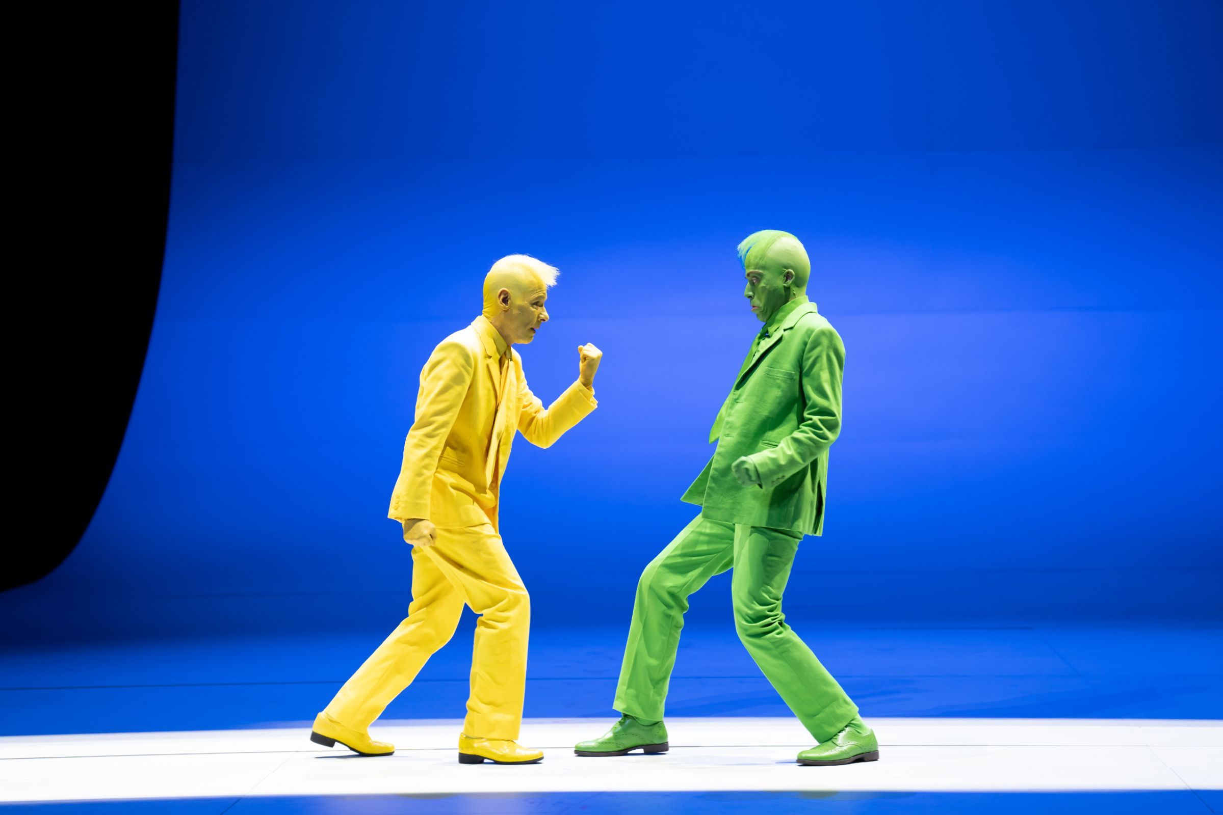 François Piolino (Monsieur Lacouf), Christophe Gay (Monsieur Presto) &copy; Glyndebourne Festival | Bill Cooper