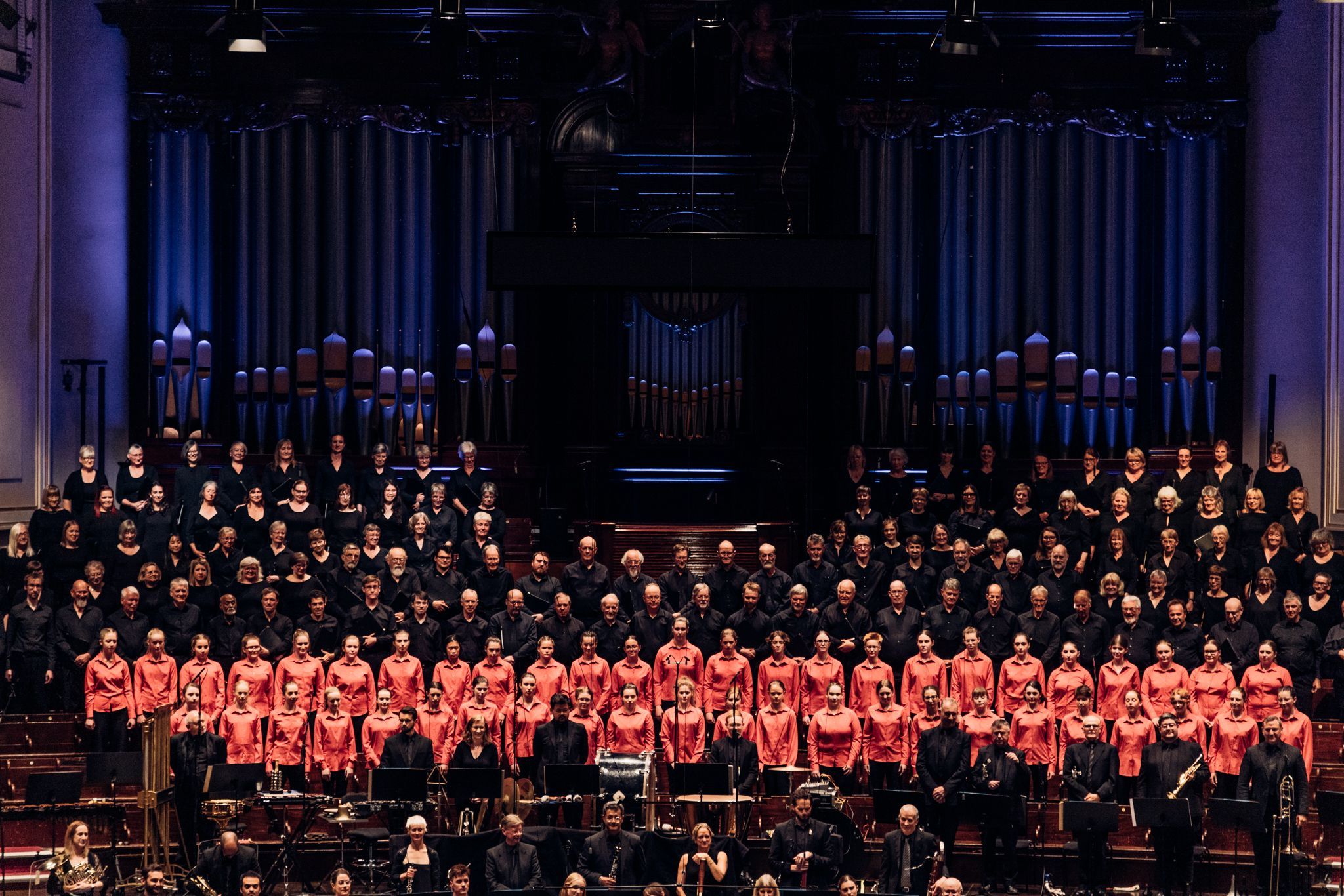 Members of the NYCOS and the Edinburgh Festival Chorus © Ryan Buchanan