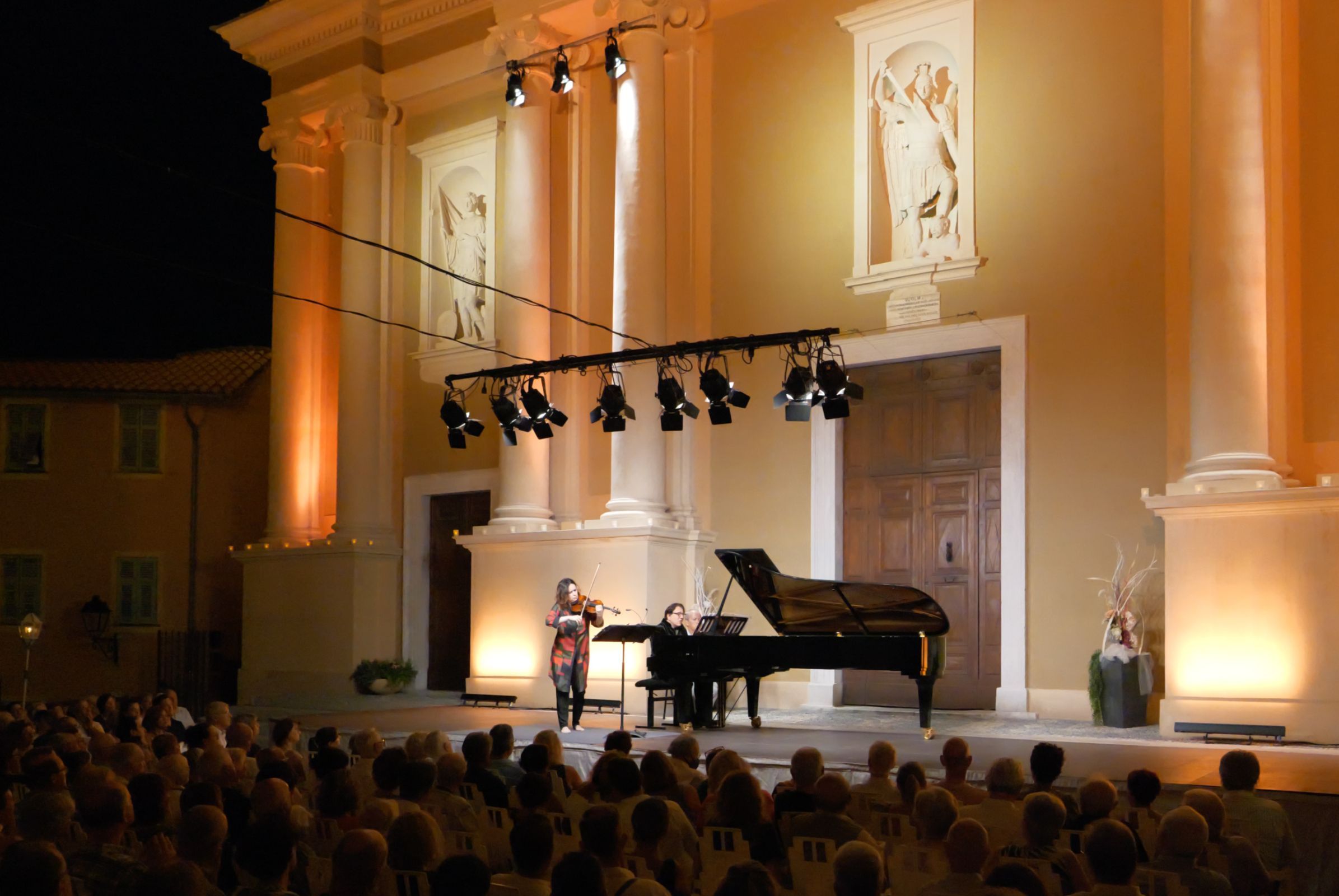 Fazıl Say et Patricia Kopatchinskaja à Menton &copy; Catherine Filliol / Ville de Menton
