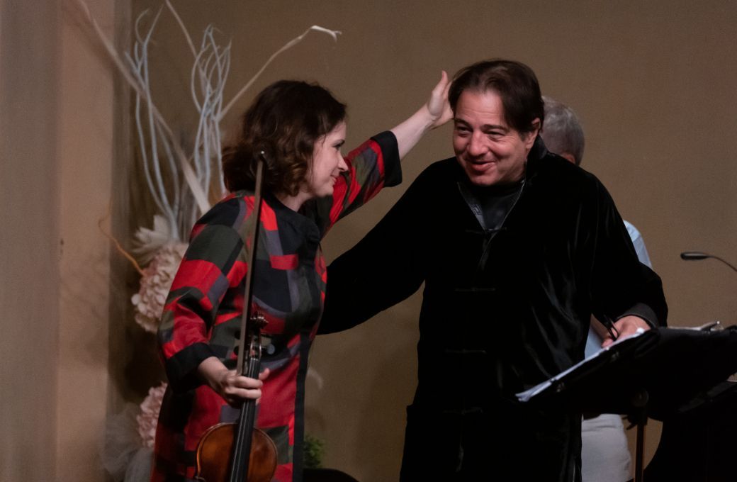 Fazıl Say et Patricia Kopatchinskaja &agrave; Menton &copy; Catherine Filliol / Ville de Menton